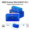 ELM327 V2.1 OBD2 Сканер для iOS Android Bluetooth-совместимый OBDII Считыватель кодов Автомобильный диагностический инструмент Проверка двигателя Детектор неисправностей