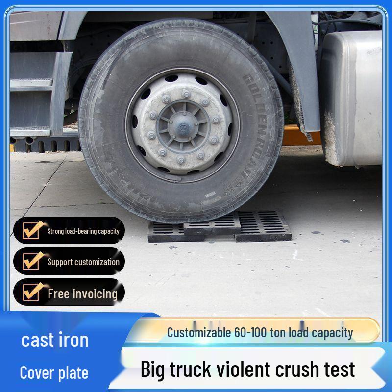 Cast Iron Manhole & Drainage Grate for Sewer/Rainwater Ditch or Courtyard.