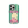 Роскошный Чехол Clmj Fashion с принтом под красную кожу для iPhone 17 16 15 14 13 12 11 X Air Pro Max Plus Двухслойный
