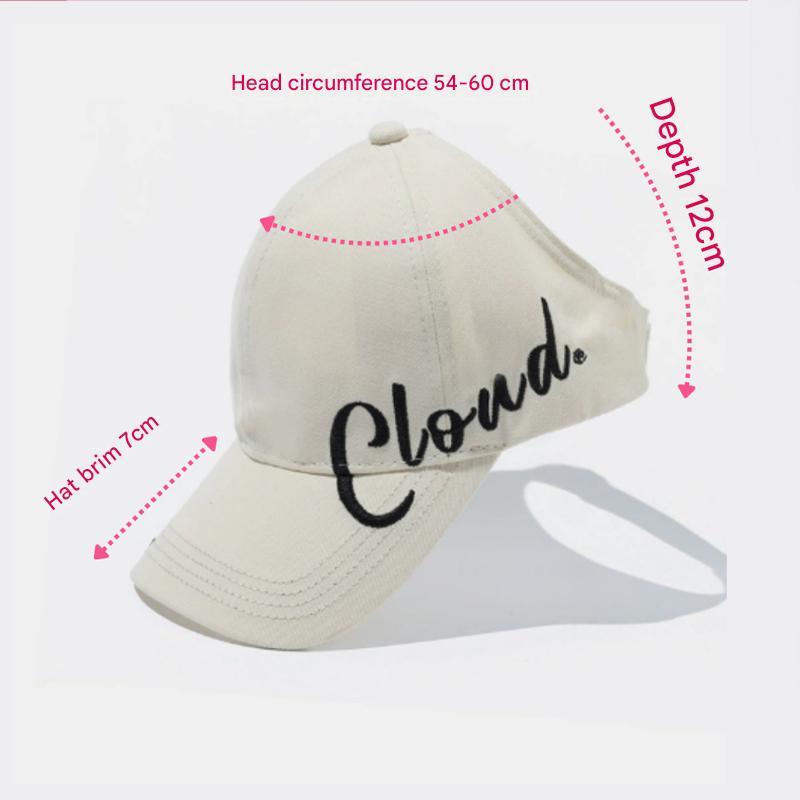 Letter Embroidered Baseball Cap Adjustable Outdoor Sports Sun Hat Summer Fashion Breathable Unisex Headwear Accessory