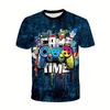 Fashion 3d Printed T-shirt For Men Short Sleeves Tops Game Pad Graphic T Shirt Summer Street Casual Tee Shirts