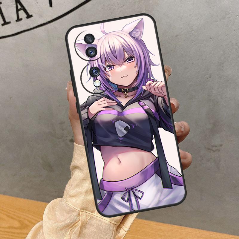 Чехол Nekomata Okayu Hololive для Honor Magic 8 5 6 7 Lite 200 400 Pro 50 70 90 X8c X8b X9a X9b X9c X9d Win RT