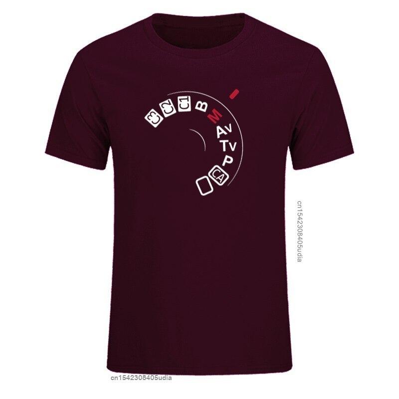 Summer Fashion Camera Button Shoot Manual Tshirts Men Short Sleeve Photography T Shirts Men Camisetas T Shirt Tee Top Clothes