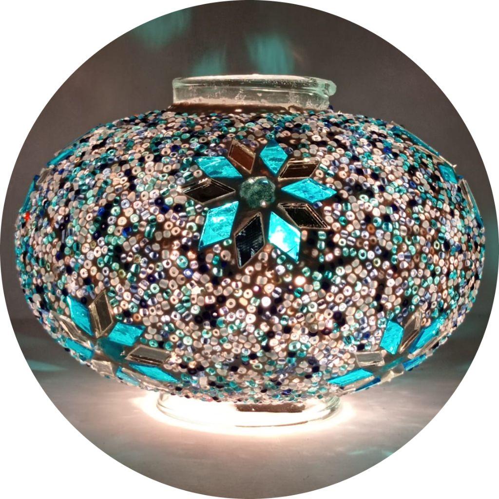 Абажур ручной работы Турецкая марокканская красочная мозаика из стекла Античная лампа Мозаичная лампа Османская аутентичная люстра Старинная лампа Ночная лампа,