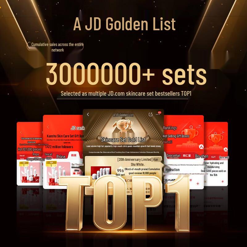 Hanasoo White Waist 5-Piece Whitening & Hydrating Skincare Set