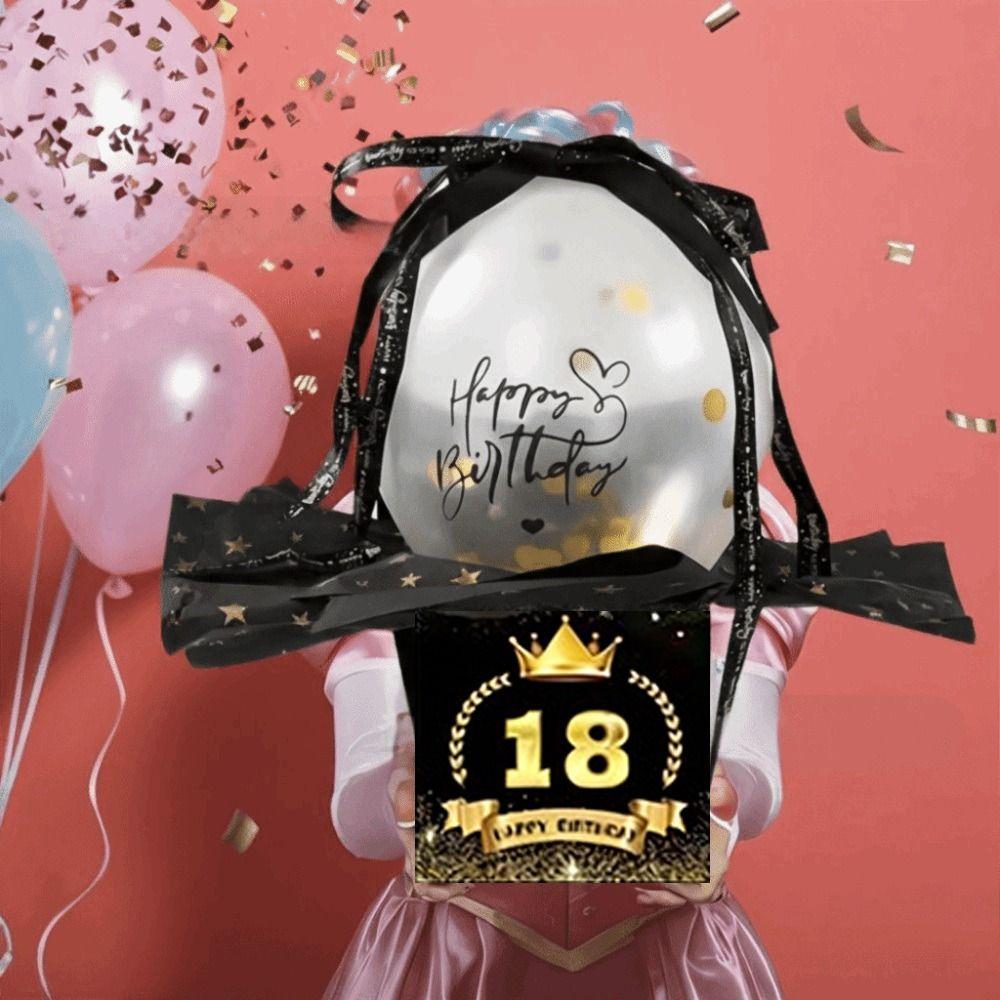 Money Box Birthday Balloon Money Box Creative Paper Happy Birthday Card Friend Gift
