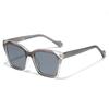 Square large frame plate foot driving polarized glasses high quality ferrule sunglasses men's polarized sunglasses
