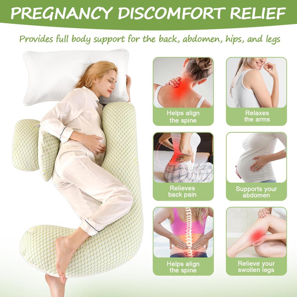 Large Body Pillow, Breathable Full Body Pillow for Side Sleeper Long Bed Pillow