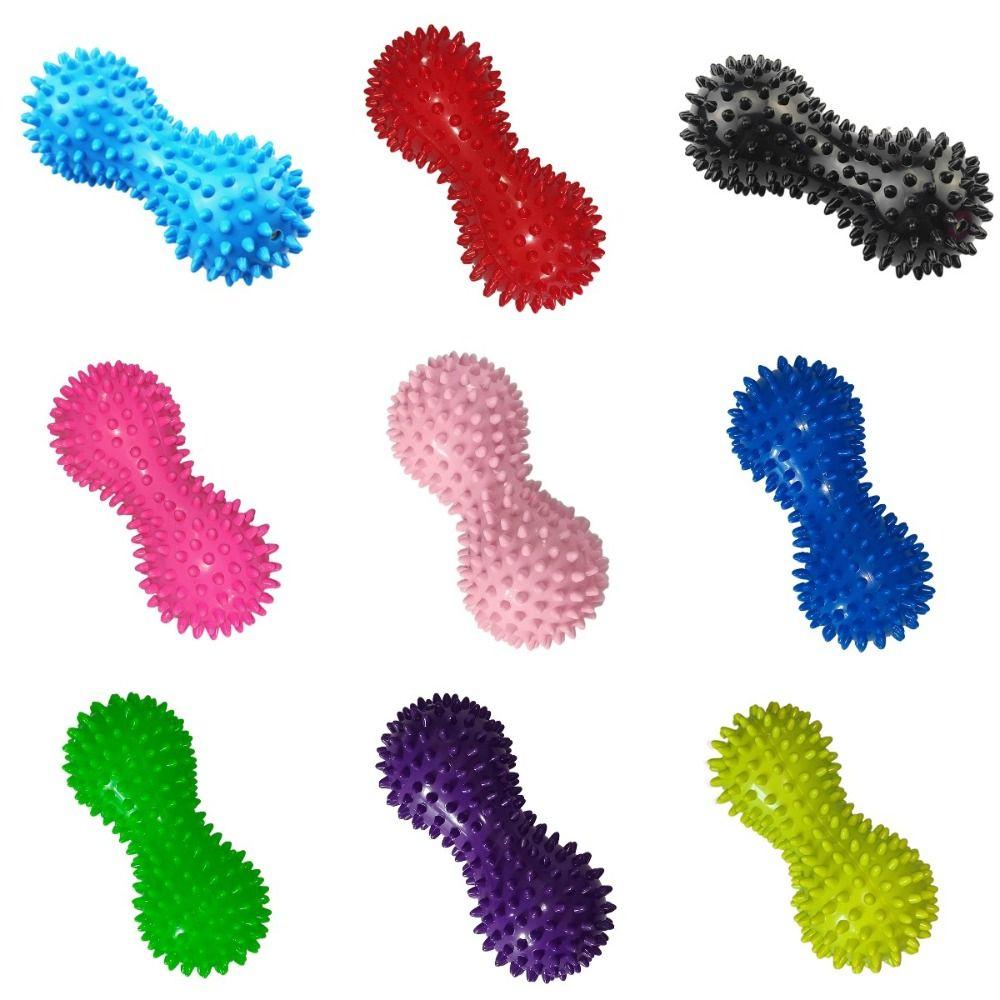 Надувной шарик с арахисом и колючками, массажный ролик с глубокими точками, меридиан, массажный ролик, спорт, фитнес