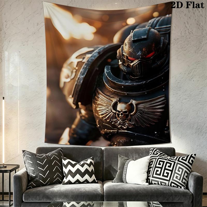 Warhammer 40K Wall Tapestry Aesthetic Wall Hanging Printed Fabric Blanket Decorative Tapestries for Bedroom Living Room Home Decor