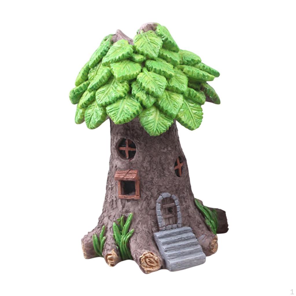 Aquarium Decoration Decor Flower Pots Statue Versatile Decorative Landscape Figure Simulation