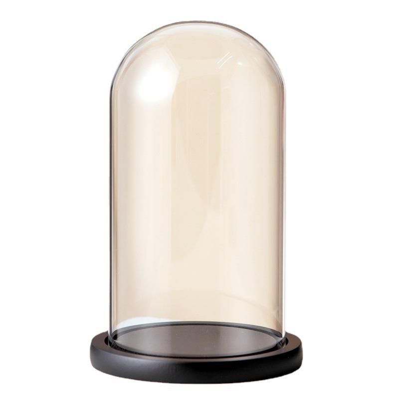Eternal Flower Glass Dome: Modern Home Decor with Preserved Flowers and Handcrafted Figurine