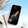 P-Pink F-Floyd  Phone Case For iPhone 17,16,15,14,13,12,11 Plus,Pro Max,XS,Soft Silicone Black Cover