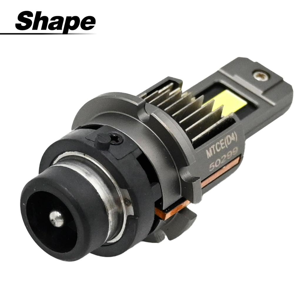 Светодиодная лампа для фары Topsense D4S D4R, 11000 лм, 6000 К, Белый, Чистый белый свет, Высокая яркость, 110 Вт,