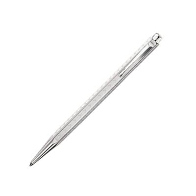 Шариковая ручка Caran Ecridor Chevron Silver Regular Import Product d'Ache на масляной основе 0890-286