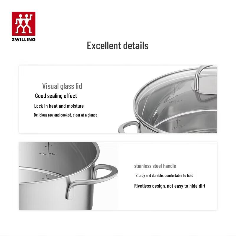 Zwilling Пароварка из нержавеющей стали, 28 см