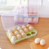 6/15 Grid Eggs Refrigerator Eggs Storage Box Case Food Storage Container Accessories Kitchen Household Plastic Storage Tools
