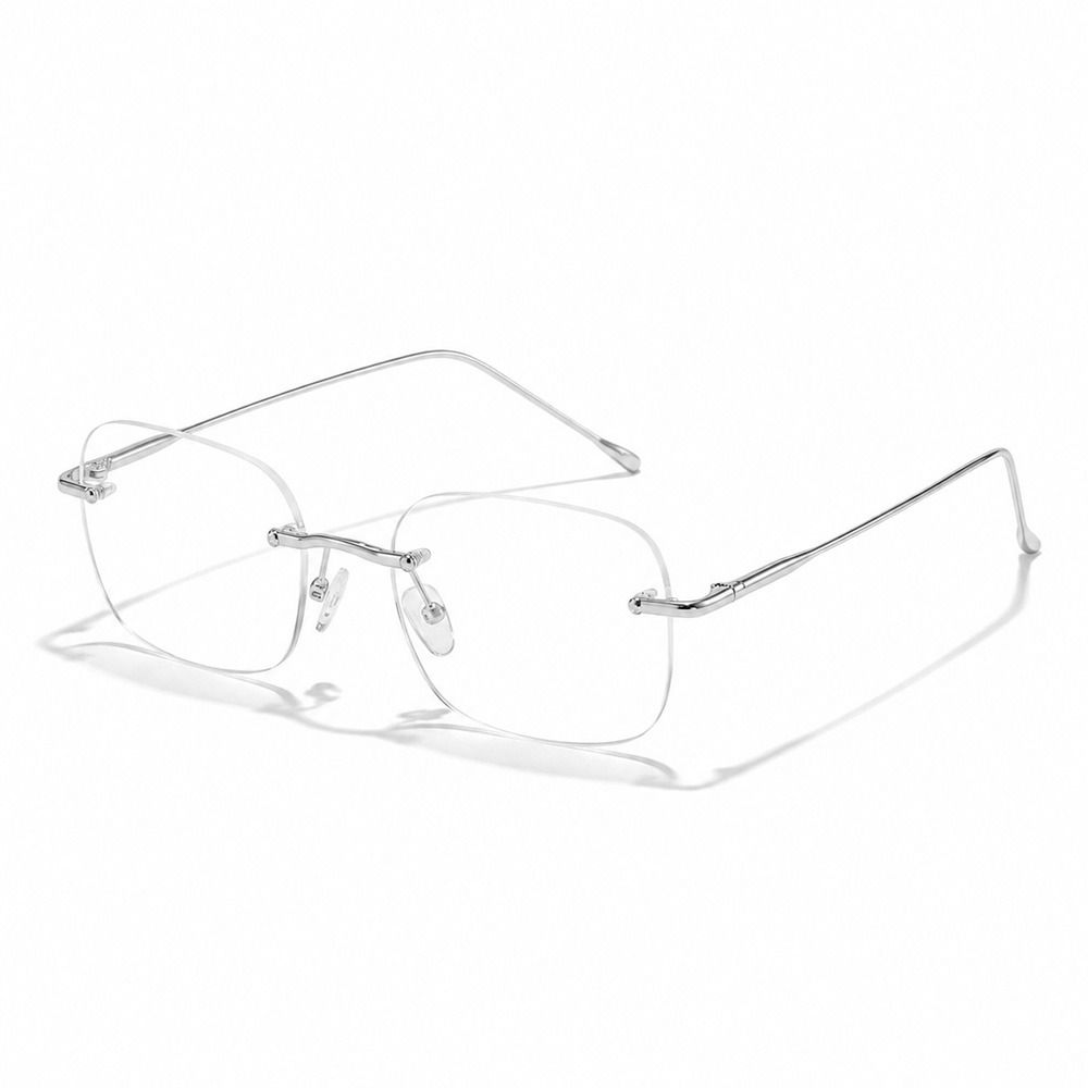 Rimless Hyperopia Glasses Eye Protection Presbyopia Eyeglasses Office