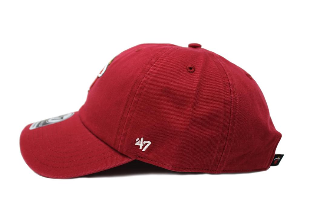 47 Brand (Forty Seven Brand) Cap 47 CLEAN UP NBA Eastern Conference Miami Heat Miami Heat 1 Piece