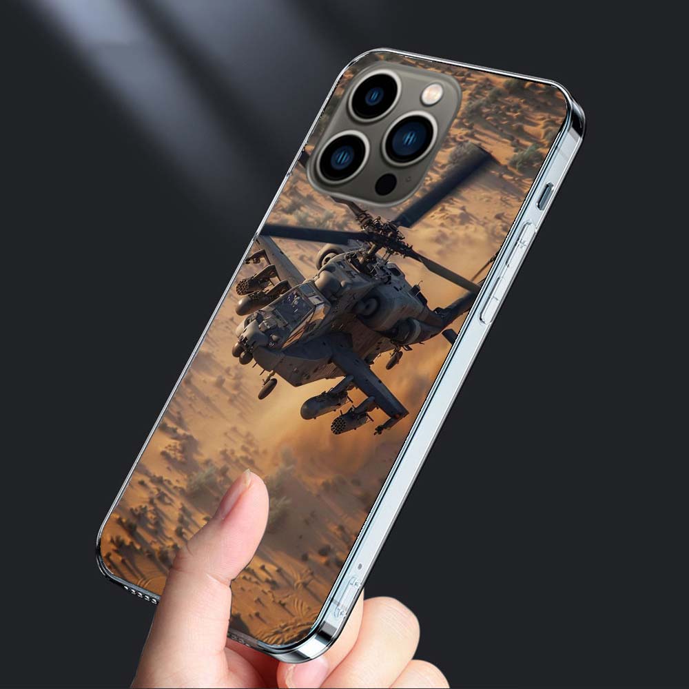 Чехол для телефона Истребитель Для iPhone 16E 15 Pro 14 Plus 17E 16 17 Pro Max Air 11 12 13 Mini Ударопрочный Capa Милый Чехол TPU Прозрачный