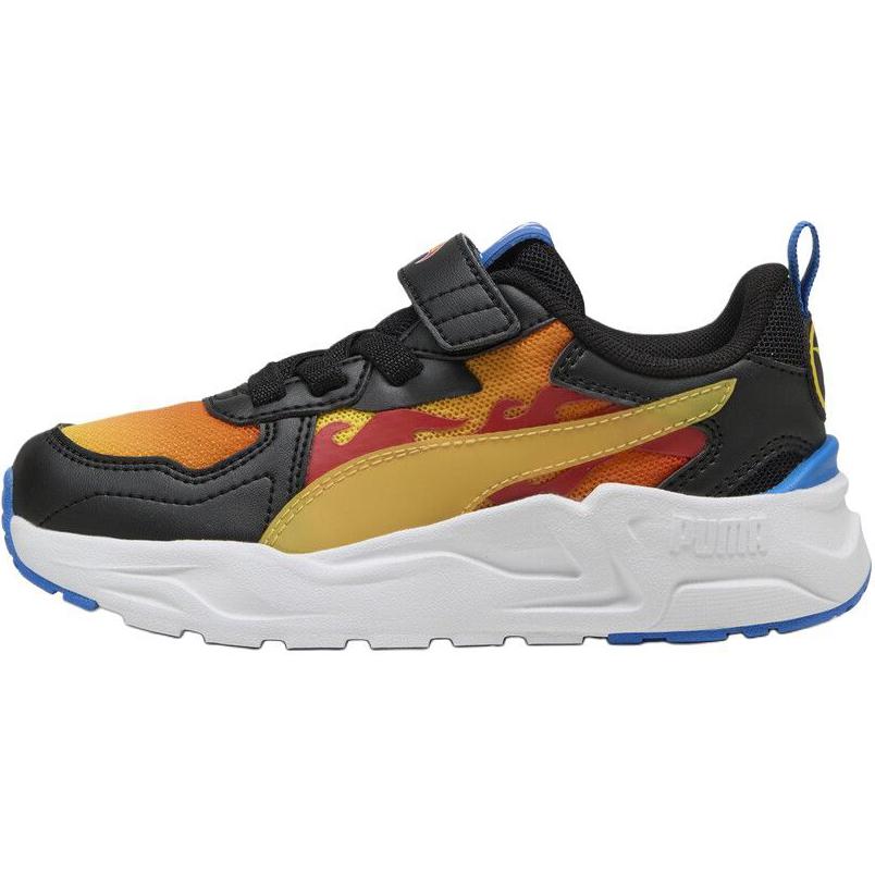 Hot Wheels x PUMA Trinity Lite Детские Черно-Оранжевые Низкие Повседневные Кроссовки 401407-01
