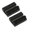 2PCS ATX 24 Pin 90 Degree адаптер материнская плата 24Pin Female to 24Pin Male 90 Degree Extension Connect
