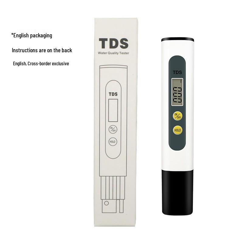 Высококачественный TDS-тестер для воды в виде ручки для домашнего использования – Двухкнопочный детектор качества воды