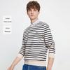 Navigare Men's Faux Two-Piece Striped Shirt-Collar Knit Sweater