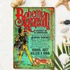 Винтажная жестяная табличка Bohemian Rhapsody, металлическое настенное искусство, ретро-постер Queen, 8x12 дюймов