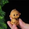 Twelve Zodiac Wood Carving Miniature Ornaments Wood Little Animal Model  Home Decoration
