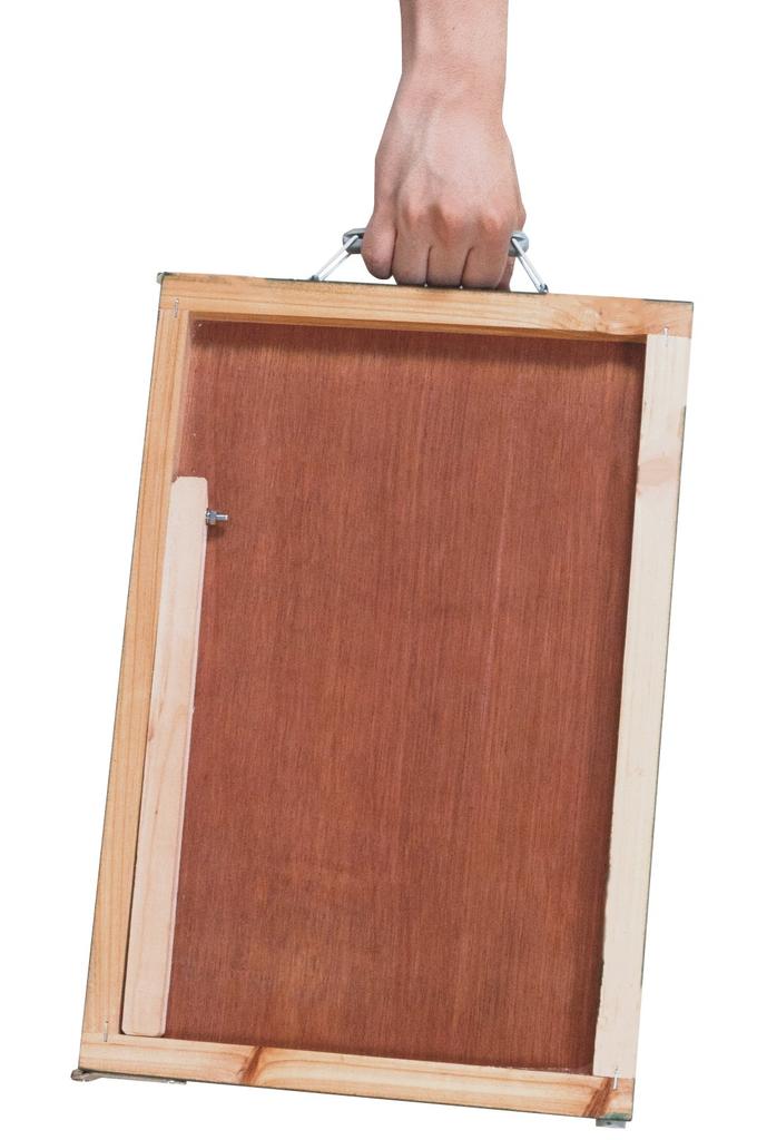 Shinwa Sokutei Project of Width 45 X 60 76876 Blackboard, Wooden, Foldable, OD, Name/Type Work/Survey Point, Cm,