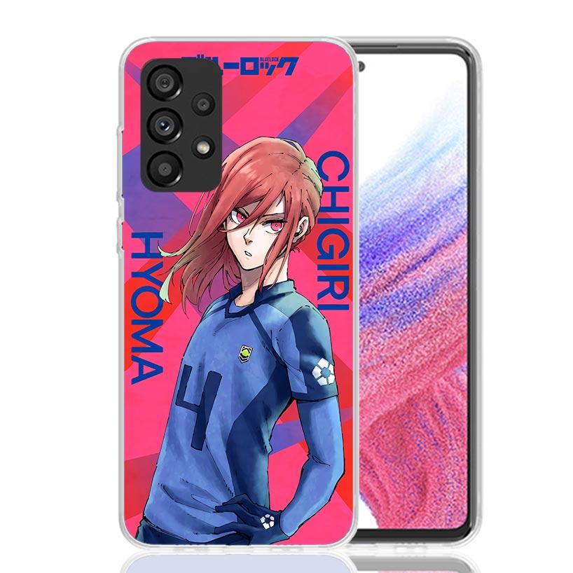 Горячий аниме чехол Blue Lock для Samsung Galaxy A52 A51 A50S A12 A22 A32 A72 A10S A30S A31 A71 Note 20 Ultra 10 Plus S10 Galax