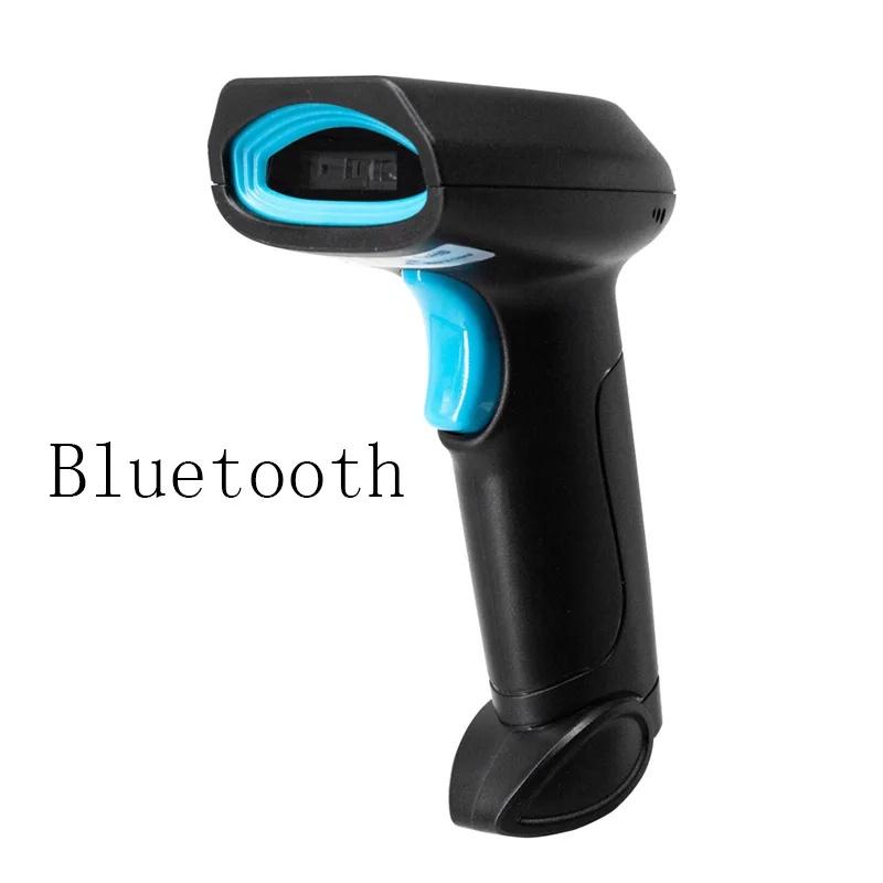 Bluetooth Высокоточный CMOS Изображение 1D Беспроводной Сканер Штрихкода Управление Запасами Портативный Автоматический Считыватель Штрихкода
