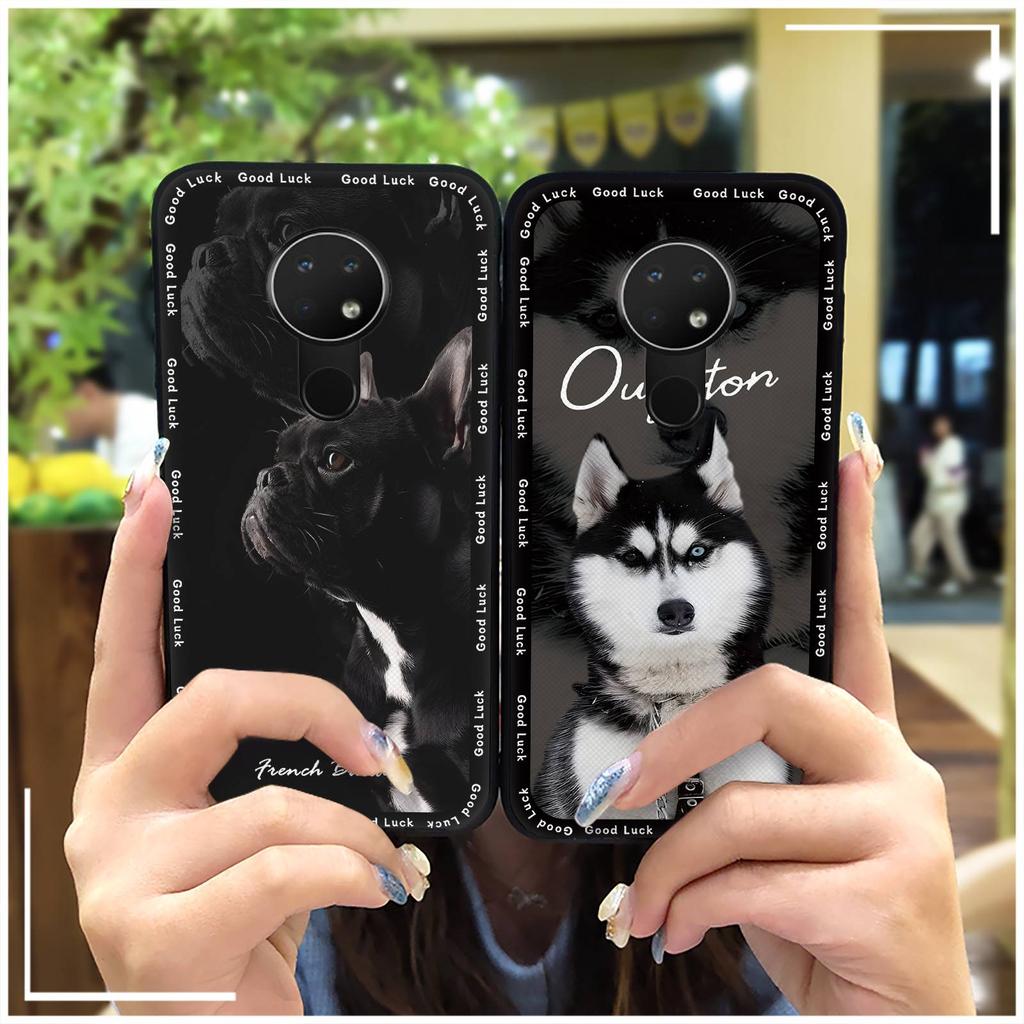 Full Wrap Protective Phone Case For Nokia 6.2/7.2 Fashion Design Cartoon Cute Anti-knock Dirt-resistant Anti-dust TPU