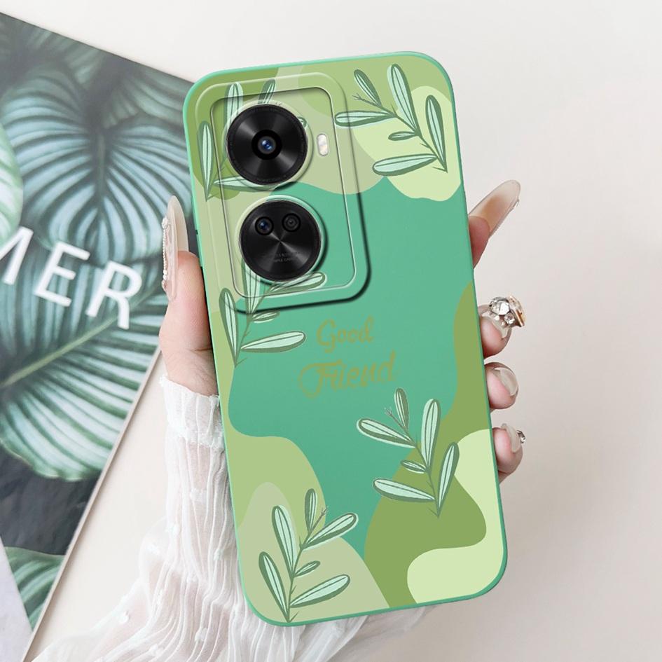Nova 12 SE Case For Huawei Nova 12 SE Cover 2024 Fashion Painted Liquid Silicone Anti-Fall Protective Bumper For Nova 12SE Funda