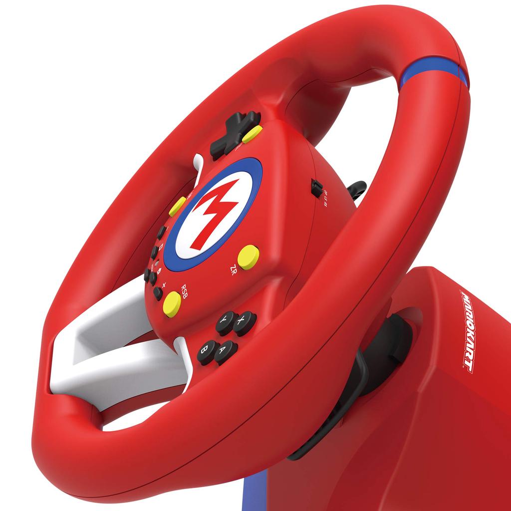 Лицензированный руль Mario Kart Racing Wheel для Nintendo Switch Switch [продукт Nintendo] [совместимый с Nintendo]