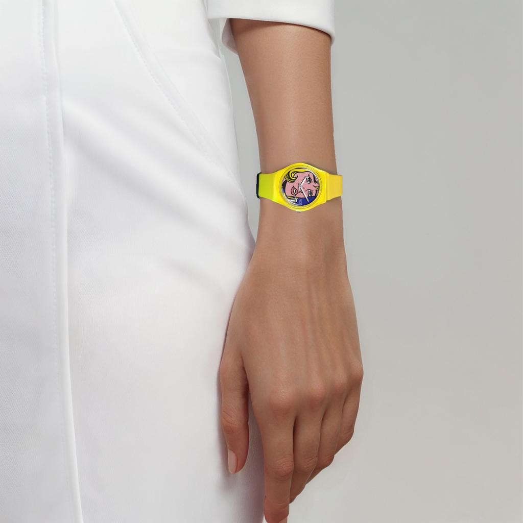 Swatch Женские синие часы 34 мм SO28Z117 SO28Z117