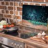 GLASS PROTECTIVE PLATE FOR STOVE 60x52 GLITTER