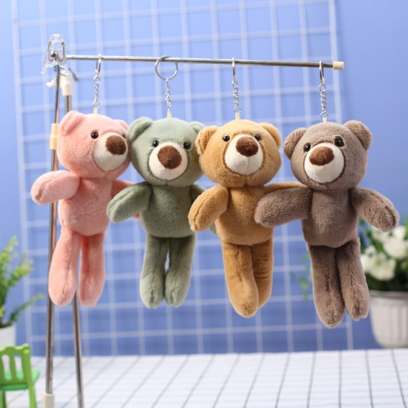 Альпака Маленький Подвеска Плюшевая Игрушка Милый Брелок для Сумки Кукла Украшения Верблюд Лошадь Халат Медведь