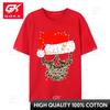 Skull Leopard Christmas Light Cool Tee For Skull Lover Tshirt Cotton Wholesale Camisas Hombre Unisex Tops T Shirt