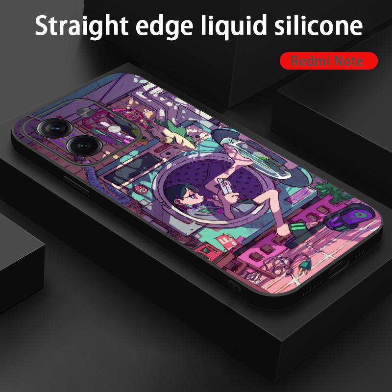 Чехол для телефона с дизайном в стиле аниме Zutomayo для Redmi Note 14 13 12 11 Pro Plus S 5G 14C A3, мягкий черный чехол