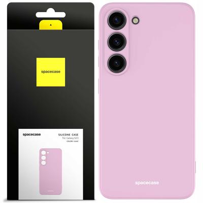 Силиконовый чехол Sc для Galaxy S23 Сиреневый