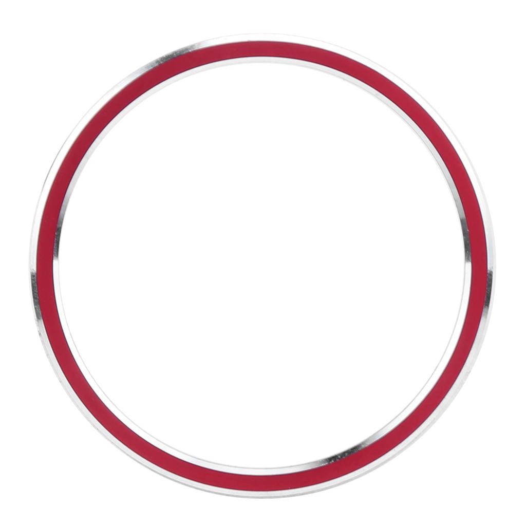 Ignition Inner Ring Trim Car Decoration Replacement for MercedesBenz A B C E Class CLA CLS GLC GLE(Red )