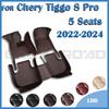 Автомобильные коврики для Chery Tiggo 8 Pro Five Seats-2024 23, индивидуальные автомобильные подушечки для ног, автомобильный ковер, аксессуары для интерьера