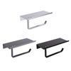 Space Aluminum Tissue Roll Holder Punch Free Phone Storage Rack Toilet Paper Holder  Bathroom