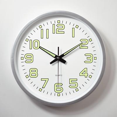 12 дюймов 30 см Светящиеся настенные часы Кварцевые часы Настенные часы для спальни гостиной Простые часы Индивидуальные