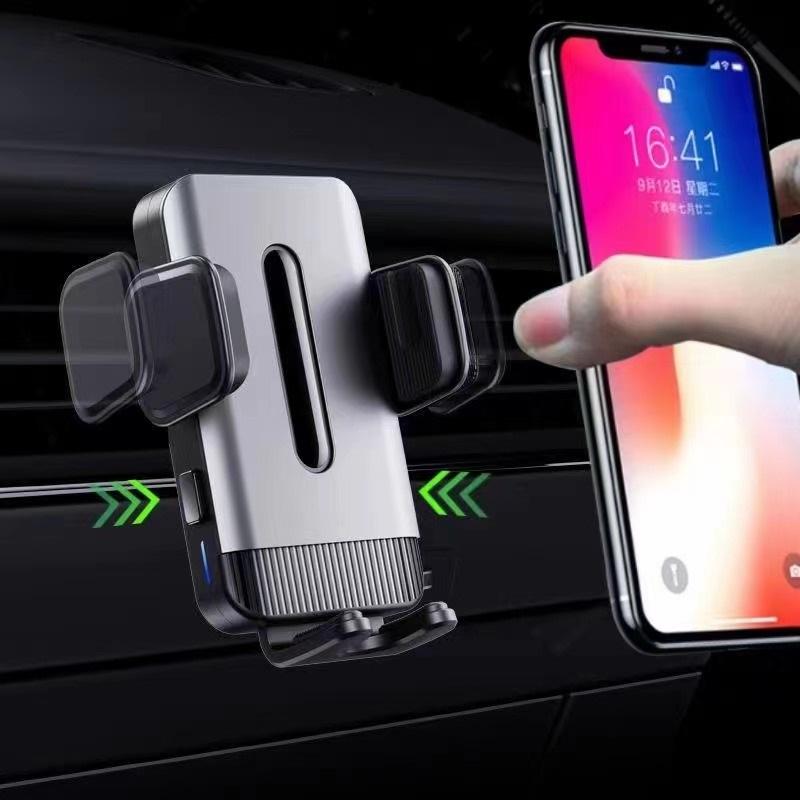15w Fast Wireless Chargers Car Phone Holder Double Coil Charging Station For Samsung Galaxy S21 Ultra Flip4 S10 9 Iphone12 13 14