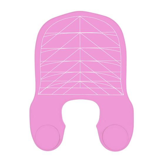 Силиконовый воротник для окрашивания волос с направляющими для волос, водонепроницаемый парикмахерский коврик для окрашивания волос, шаль для салона