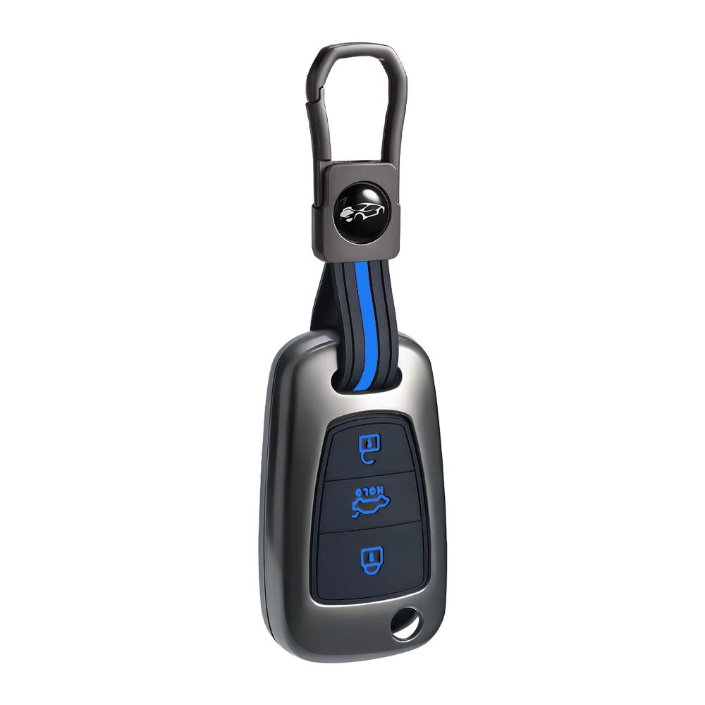 For Hyundai i20 i30 ix20 ix25 ix35 Elantra Zinc Alloy Car Key Case Cover For KIA Sportage Rio 3 Soul Optima Ceed Pro K5 K2 Pride