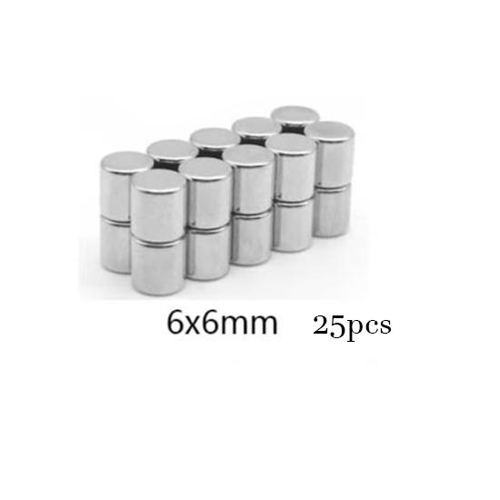10/20/25/50 шт. 6 мм в диаметре круглые неодимовые магниты 1/1,5/2/3/4/5/6/8/10/15/20 мм толстые редкоземельные сильные поделки постоянный магнит N35